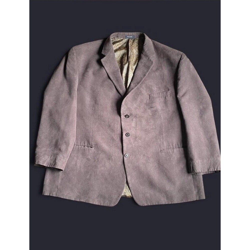 Vintage Ralph Lauren Corduroy Blazer 56r Brown suit jacket